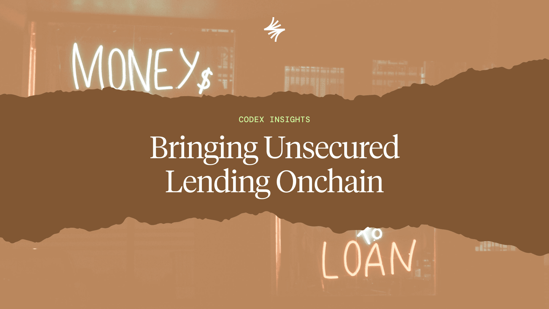 Bringing Unsecured Lending Onchain